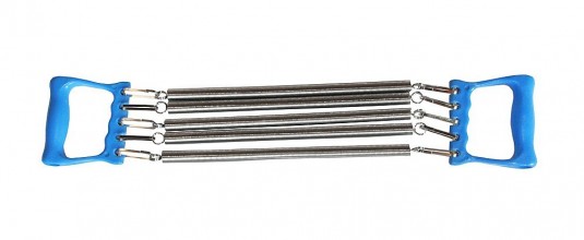 Эспандер плечевой INDIGO 5 пружин пластиковые ручки, 97702 IR, , 60 см