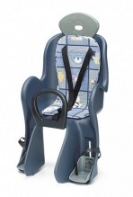 Вело Кресло детское (крепление  на задний багажник)   YC-801 Сине-серый