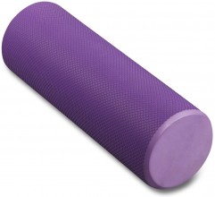Ролик массажный для йоги INDIGO Foam roll (Валик для спины) IN021 45*15 см Фиолетовый