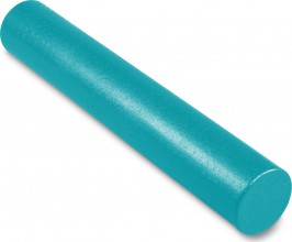 Ролик массажный для йоги INDIGO Foam roll (Валик для спины) IN023 90*15 см Бирюзовый