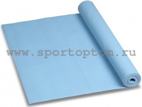 Коврик для йоги и фитнеса INDIGO PVC YG03 173*61*0,3 см Голубой