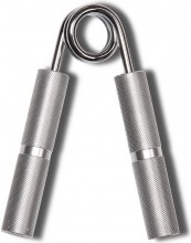 Эспандер кистевой пружинный INDIGO 35 кг алюминевые ручки 97036 IR/35 Серый металлик