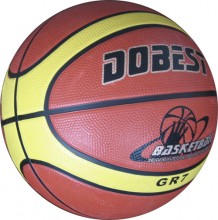 Мяч баскетбольный №7 DOBEST (резина), 896 Y-7RB, Оранжевый