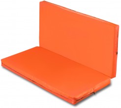 Мат гимнастический складной SM, SM-108, Оранжевый, 1*1*0.08 м