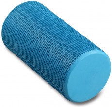 Ролик массажный для йоги INDIGO Foam roll, IN045, Голубой, 15*30 см